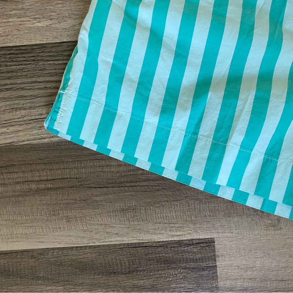Striped Teal and White Shorts size S - Picture 8 of 10